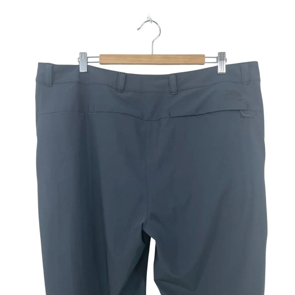 The North Face Pants Men’s 40x32 Gray Stretch Outdoors Hiking Zip Back‎ Pocket
